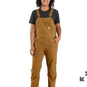 Carthartt Brown Canvas Bib Overall